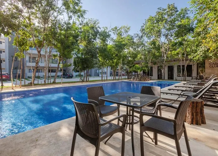 Holiday home Cobalto Coto810min Beach,wifi200mb,gym,pools,king Playa del Carmen